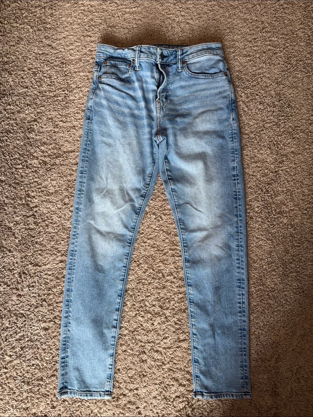 American Eagle Outfitters Light Blue Athletic Skinny Jeans
